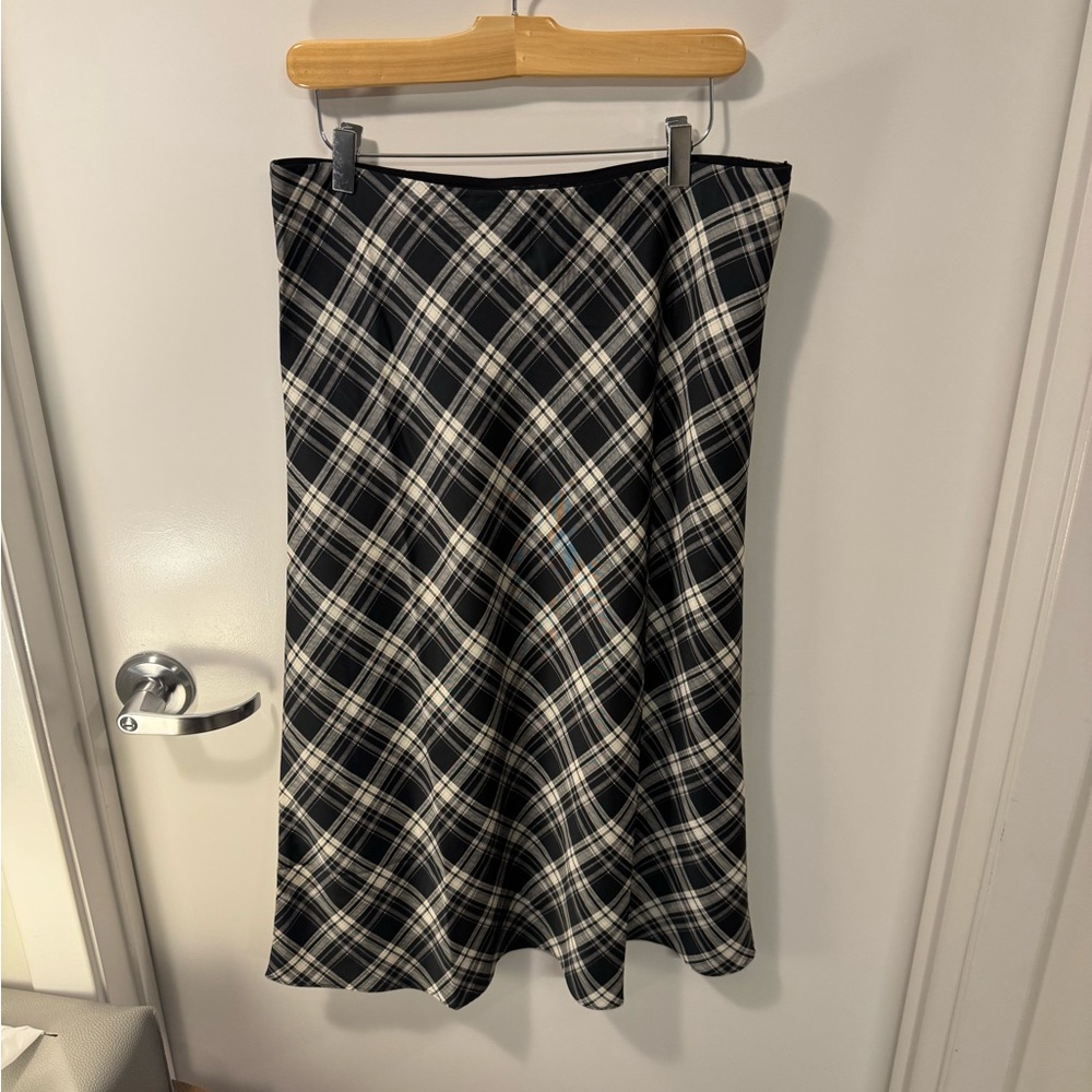J. Crew Gwyneth slip skirt in Berkshire plaid (Medium)